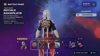 How to Unlock Royale Backplate Back Bling in Fortnite | Battle Pass Rewards Page 1