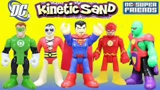Superman & Martian Manhunter Adventure W/ Kinetic Sand & DC Super Friends!