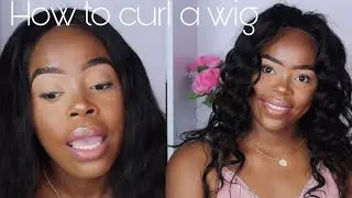 Cómo rizar peluca/ How to curl a wig