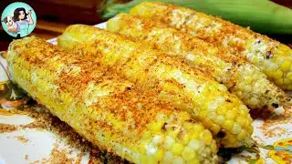 Grilled Chili Lime Corn | WW Friendly (Weight Watchers) With Points on all Plans💚💙💜