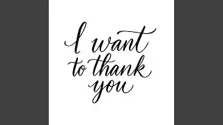 I want to thank you