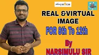 #Realimage#Virtualimage#HNSphysics REAL & VIRTUAL IMAGES ||Physics for 8th to 12th||By Narsimulu sir