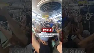 LOCURA 😨EN VAGON DEL SUBTE BSAS? #buenosaires #argentina #subte #subway