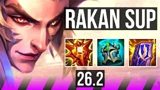 RAKAN & Corki vs THRESH & Draven (SUP) | Good KDA: 3/1/34 | EUW Master | 26.2