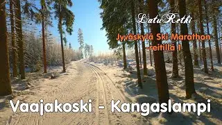 Jyväskylä Ski Marathon -reitillä (ensimmäinen puolikas)