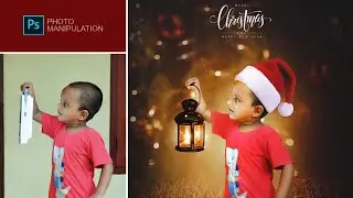 Merry Christmas Wishes Photo Manipulation