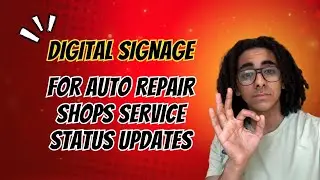 Digital Signage for Auto Repair Shops Service Status Updates