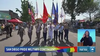 San Diego Pride Parade 2024 | Military active duty and veterans
