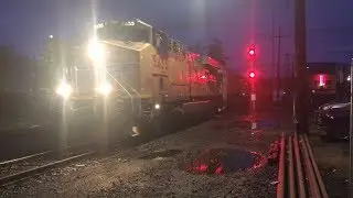UP 5455 Northbound Manifest at Eugene Depot.