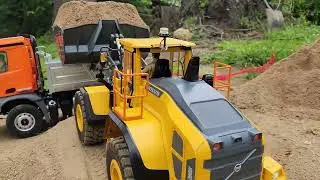 Testing Modified L260H RC Front Loader.