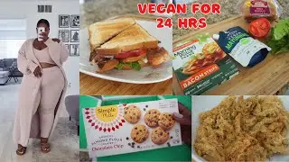 i went VEGAN for 24 hours! What I Eat In A Day | The Fasho Life