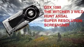 NVIDIA GTX 1080 THE WITCHER 3 ANSEL SUPER RESOLUTION SCREENSHOT (MORE THEN 8K)