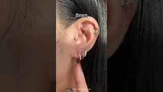 Huggie Hoop Sizes Guide | Impuria Jewelry