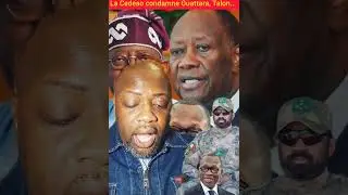 La Cedeao condamne les présidents Alassane Ouattara, Patrice Talon, Nana Akufor 