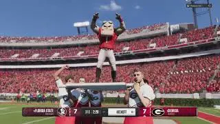 Road To CFP Gameplay Florida State vs Georgia EA College Football 25