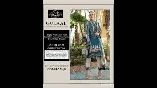 Gulaal Unstitched Digital Printed Lawn Collection