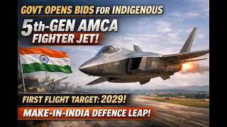 India Invites Domestic Firms to Co-Develop 5th-Generation AMCA with First Flight by 2029