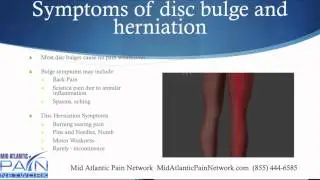 Disc Bulge and Herniation Explained by Mid Atlantic Pain Network