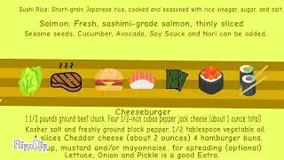 Cooking Animation | With ingredients #Cooking #Animation #Sushi #Youtube