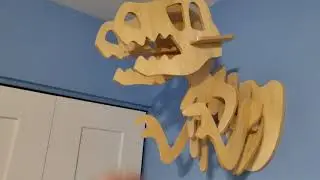 Dinosaur bedroom for my little guy T-Rex Dinosaur!!