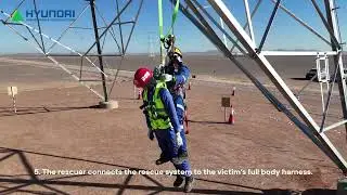 현대건설 Work at Height Rescue Drill