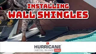 Wall Shingles *LIVE INSTALL* Hurricane Metal Shake PRO