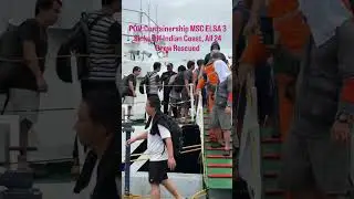 Containership MSC ELSA 3 Sinks Off Indian Coast, All 24 Crew Rescued #marine #ship #crew #rescue