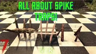 7 Days to Die, How to use Spike Traps and Barbed Wire