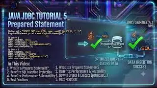 Java JDBC Tutorial 5 : Prepared Statement