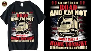 Truck Car Custom typography t shirt design Bangla tutorial | #t-shirt #t-shirt design # t-shirt