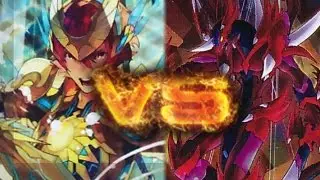 Cardfight!! Vanguard: Gold Paladin ( Sunrise Ray Knight Gurguit ) vs Kagero ( Dragonic Overlord )