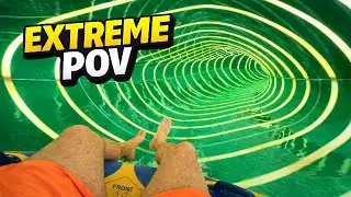 EXTREME Water Slides POV | Therme Bucharest (Romania)