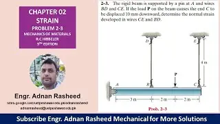 2-3| Chapter 2 | Strain | Mechanics of Materials by R.C Hibbeler|