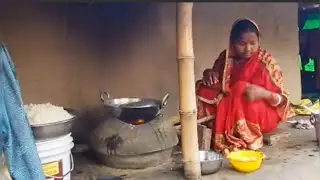 Village Life Cooking Eating Palak Tomatoes Potatoes @tusuzupuvlogs 