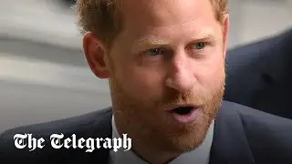 Prince Harry court case: Prince Harry arrives to give evidence in phone hacking trial