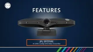 JPL Spitfire 4K Ultra HD Video Sound Bar with Intelligent Zoom | Feature Overview
