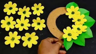 Paper craft/easy crafts with paper/craft ideas/phool banana 