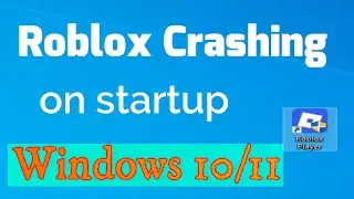 How to fix Roblox Crashing on startup Windows 10/11