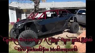 CanAm Secondary a pillar bar and lights