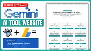 🛠️Adsence Approval In Ai Tool Website|  Free AI Tool Website Kaise Banaye 💡 |
