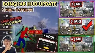 HUD & KODE ✅ BONGKAR SETTINGAN‼️CUSTOM HUD 2 JARI - 3 JARI & 4 JARI SENSI FF AUTO HEADSHOT 2025
