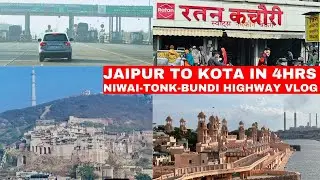 Jaipur to Kota by Road | Tonk-Bundi Highway | Taragarh Fort-Bundi | Nawal Sagar #rajasthanvlog