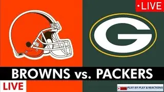 Green Bay Packers VS Cleveland Browns LIVE 🏈 NFL Game Score Week 3 - Play-by-Play, Stats & Chat!
