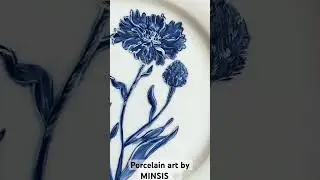 Hand painted porcelain plate &bull; Porcelain art &bull; Welcome to our Etsy Shop MINSIS ​⁠​⁠​⁠ #plate #art