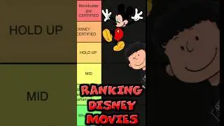 RANKING DISNEY MOVIES 🍿 #disney #ranked #tierlist #fyp #subscribe #blockbusterguy
