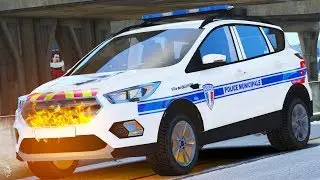 [GTA-LSPDFR0.4] MON VÉHICULE DE PATROUILLE PREND FEU ET EXPLOSE | POLICE MUNICIPALE #282