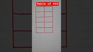 Table of 402 ll 402 times Table #maths #shorts #shortsfeed #ytshorts #mathdoesntsuck #mathpix