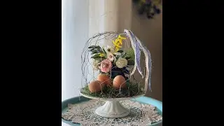 Centrotavola di fiori per Pasqua 2020