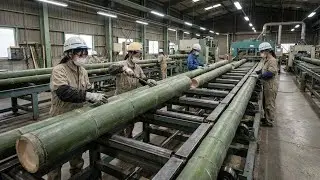 How Bamboo Scrimber Is Made | Complete Industrial Manufacturing Process