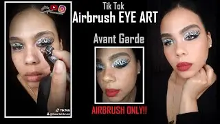 Avant Garde Airbrush Makeup Eye Art | IHEARTAIRBRUSH